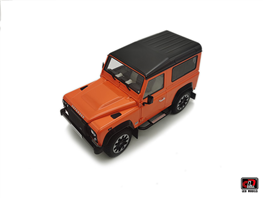 1-18  2018 Land Rover Defender 90 works V8 70th Edition Diecast model car- |Orange color